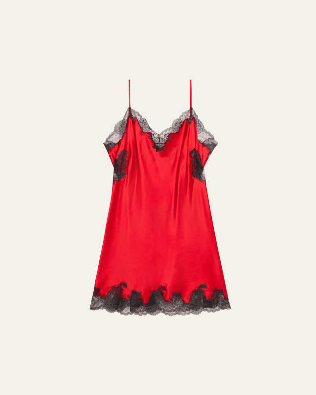 Lolita Lace-Trim Open-Back Chemis